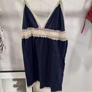 Victoria's Secret Navy Lace Mini Dress